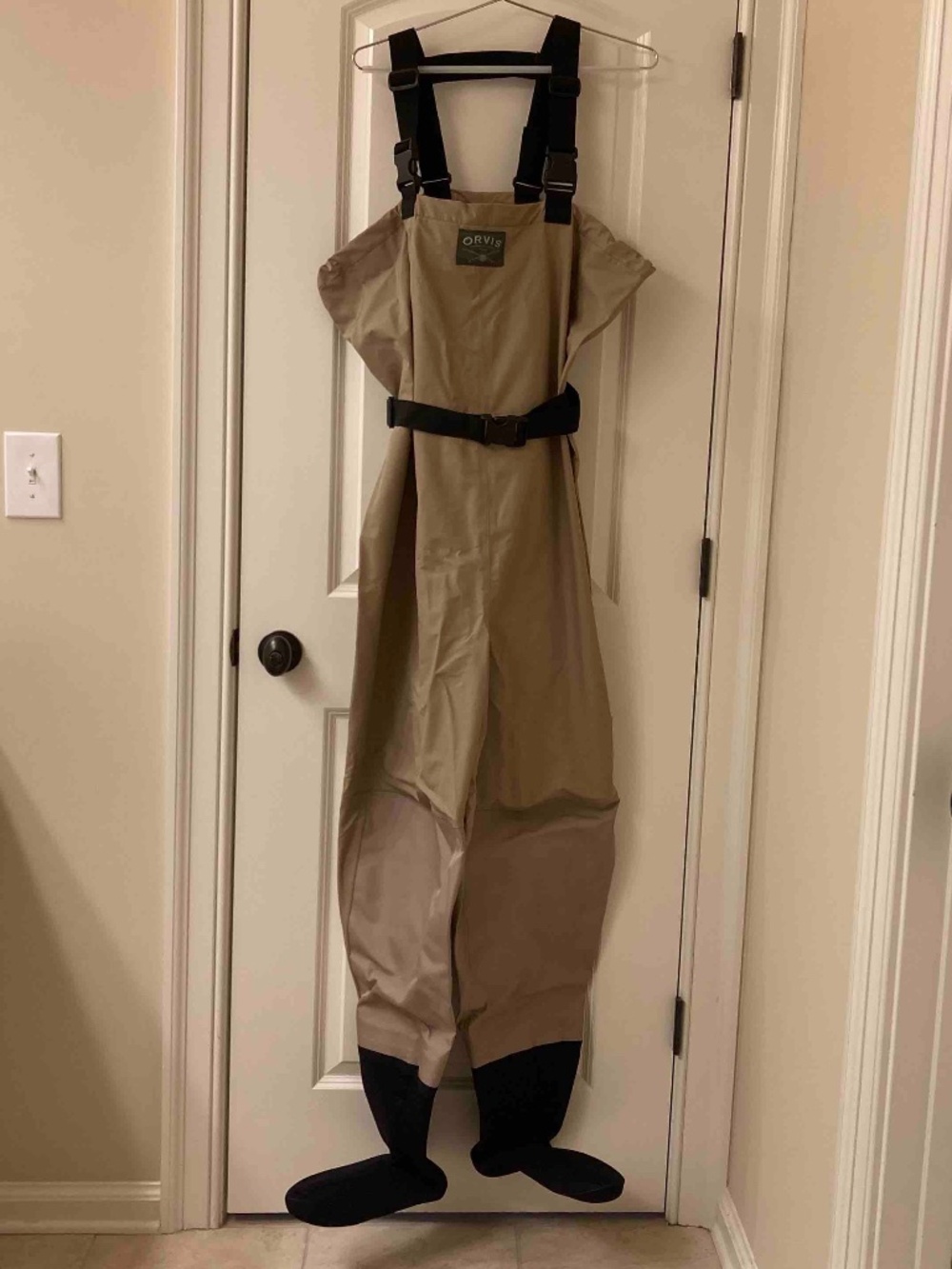 Orvis eNDURA Chest Waders, tan, Size LL